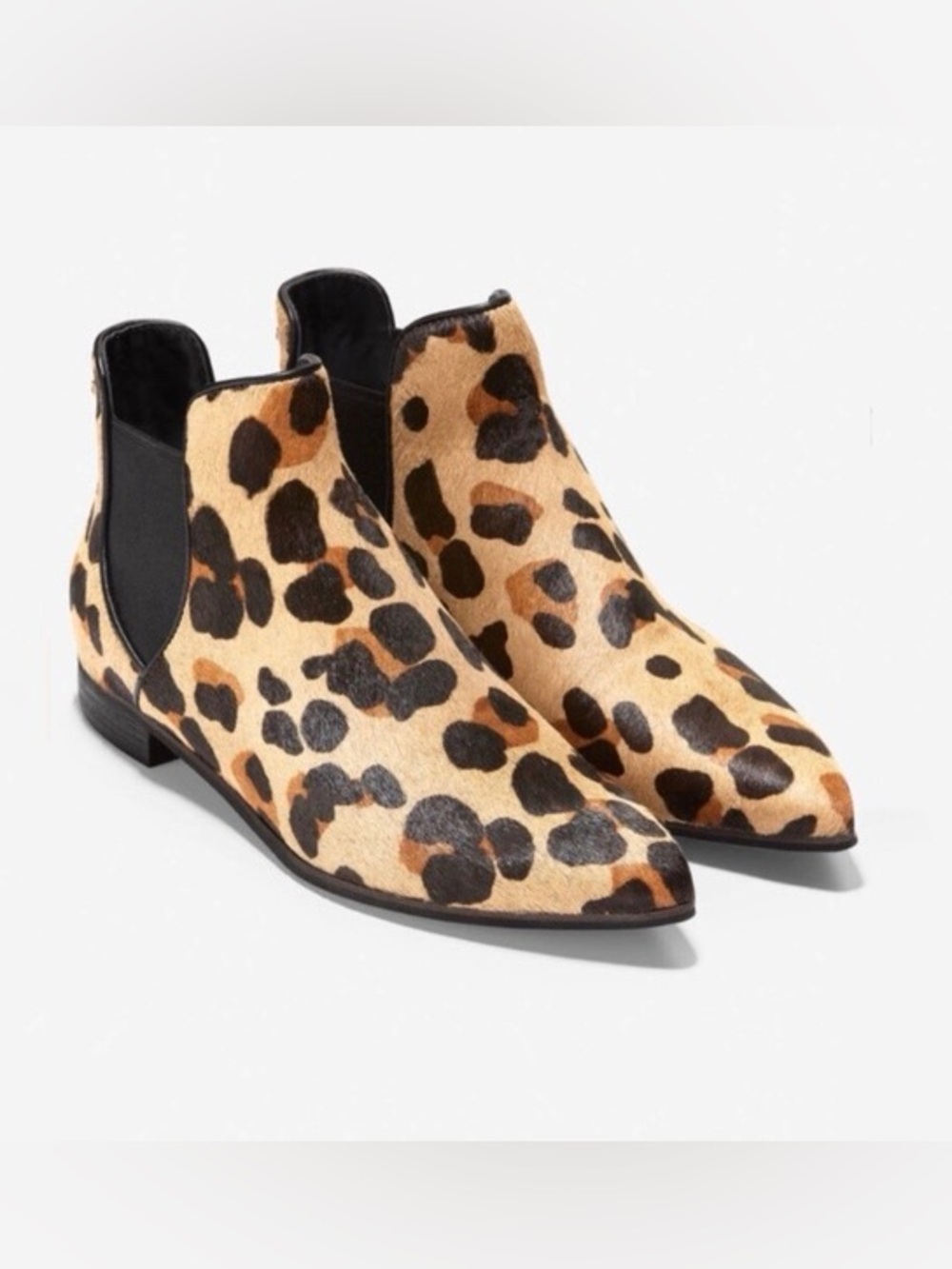 Cole Haan “Hara” Geniune Calf Hair Chelsea Booties | Size 8